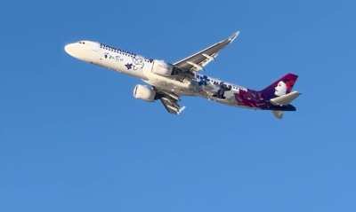 LILO and Stitch leave LAX. Hawaiian Airlines.