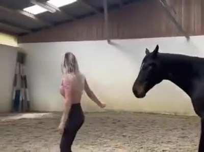 Reins feeling extra comfortable today