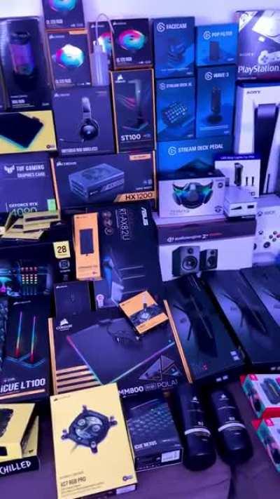 The ultimate overkill gaming room