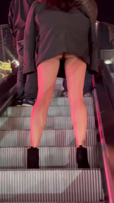 Don&rsquo;t take the stairs. The views are better on the escalator!