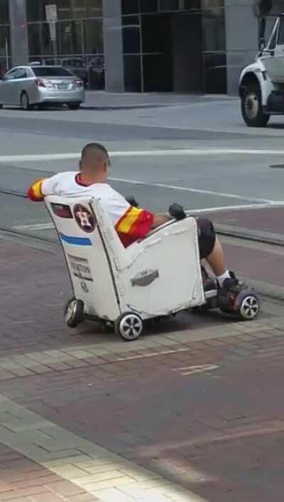 I’m walking around like an idiot while this dude is living in 2067