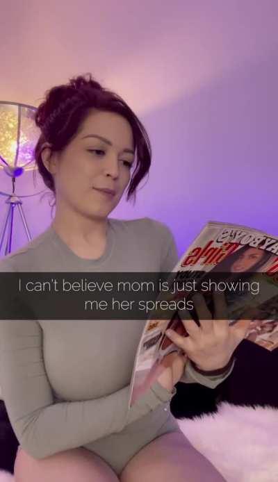 Mom Shows Me Her Old Playboy Centerfolds