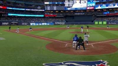 [Highlight] [Highlight] Stanton gets thrown out at home (with replay)