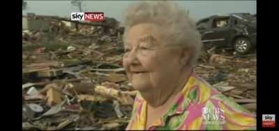 Woman finds her little dog she thought had died in a tornado during news interview