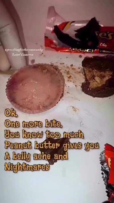 Feeding a Reese's with Reese's