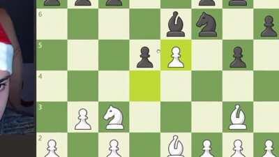 Saniye'nin 2008 Dünya Satranç Şampiyonasında Magnus Carlsen'i yendiği maçtan bir kesit