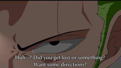 Zoro gets lost and saves Naruto and Sasuke [Animation]