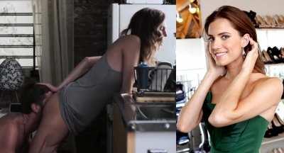 Alison Williams (Crazy chick from Get Out) getting her ass eaten