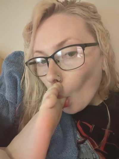 I just got out of the shower 😁