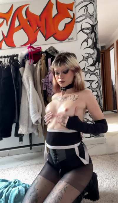 Indulge in the sight of my enticing cherries, just a tease for you.