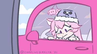 Excuse me can i order an... [Animator:@CarolineDirectr]