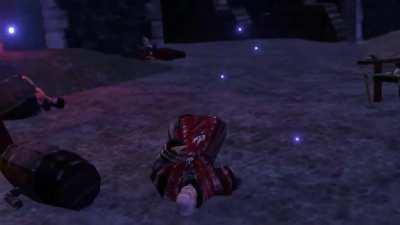 Fire Mages in middle of the night.