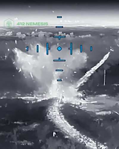 Heavy night bomber drones of the 412th Nemesis regiment hit ammunition and fuel and lubricants depots, electronic warfare, bridges, crossings and Russian logistics vehicles. The time and location were not disclosed.