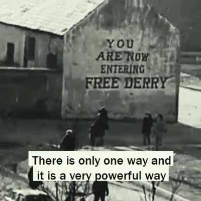 Tribute to John Hume's leadership of the civil rights movement in the '60s