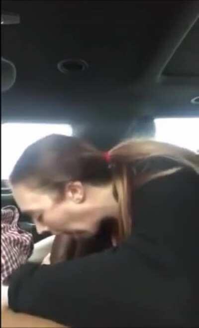 Sucking in the car