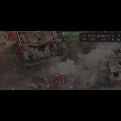 An aircraft of the Armed Forces of Ukraine carried out an airstrike using guided French AASM HAMMER bombs on the territory of a distillery with Russian soldiers in the village of Guyevo, Sudzhansky District, Kursk Region. May 2025.