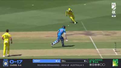 Batting artist vs bowling machine