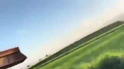 WCGW using a tractor to remove a car from a ditch