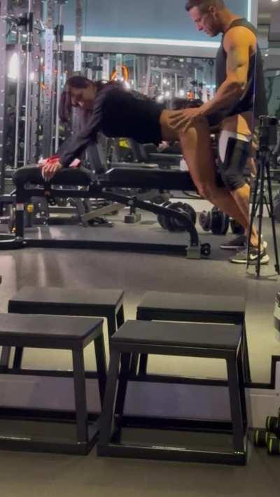 My boyfriend’s bully from the gym noticed I was alone today..