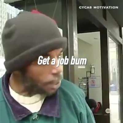 Homeless man talks about how he really feels