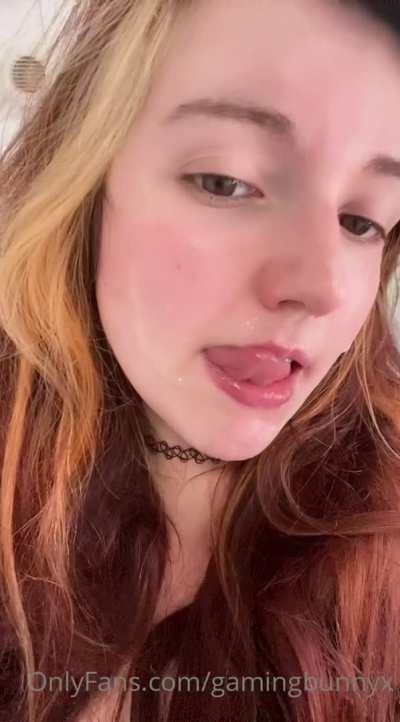 She looks like she's enjoying herself