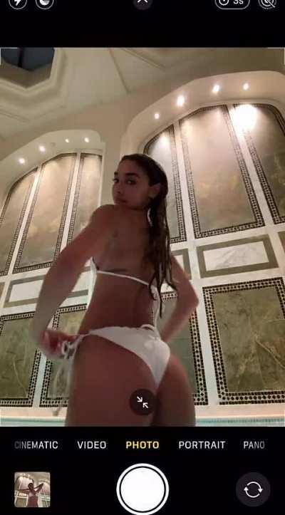 Chantel in white bikini