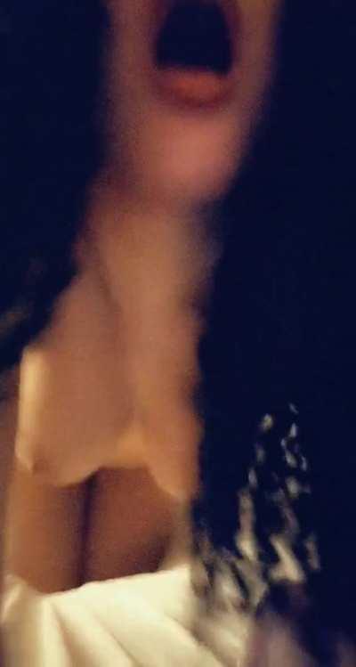 For anyone who wanted to see the other side when I’m fucked from behind 😘