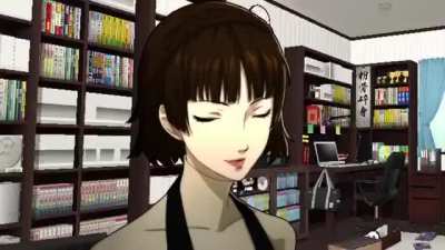 I didn't know I needed a persona American psycho parody until now