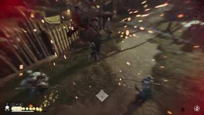 [Ghost of Tsushima] Arrows hit with such force they keep the Character floating.