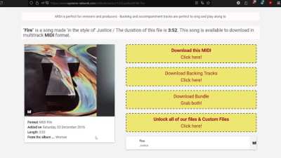 Was simply looking for Midi files online and found this website in the first results. The background noise is what creeped me out in the middle of the night. Something probably happened with this site I'm not aware of.