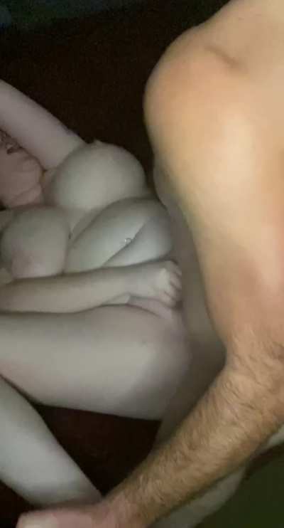 With the titties bouncing 🥵