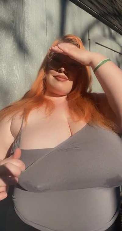 Sun was so bright but I wanted to show them off in good lighting