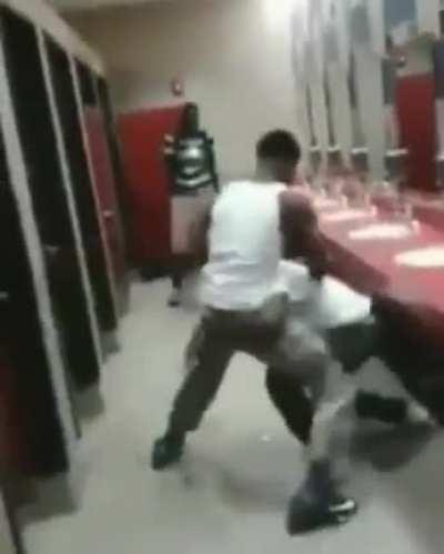 High-school bathroom fight