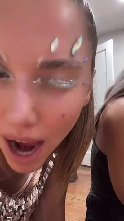 Tik Tok's Taye ray nip slip