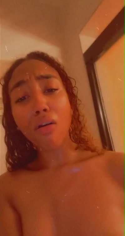 my boyfriend thinks I’m in the shower 🥵