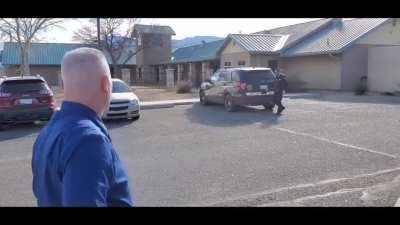 Guy talks to a cop like a cop