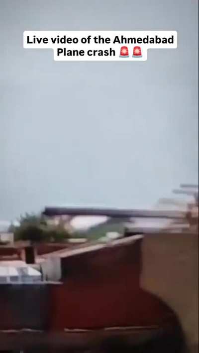 Air India plane with over 200 aboard crashes in Ahmedabad