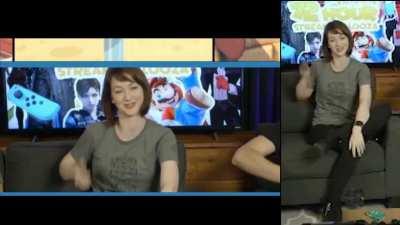 Lucy James helping us out