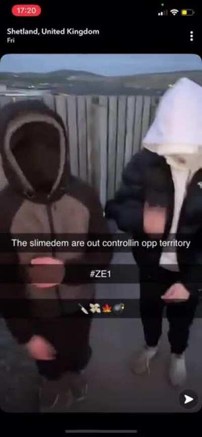 Step foot in shetland and you will get she-ffed up 🤬🥶🔫🔪💉