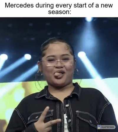 Nope, not buying it. Mercedes will remain at the top this season.