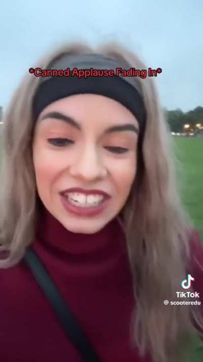 This girl went to the conservative event, the crew needs to see this