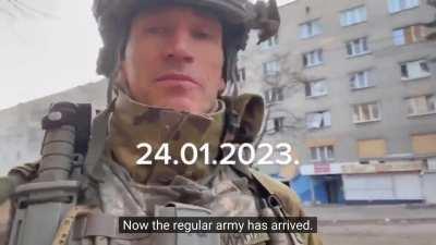 Bakhmut update from Kiyanyn 24-01-23