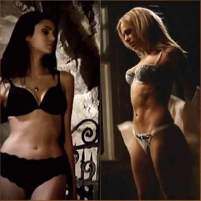 Nina Dobrev vs Anna Paquin 