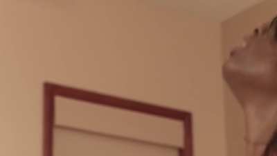 Ebony MILF peggs his ass very well