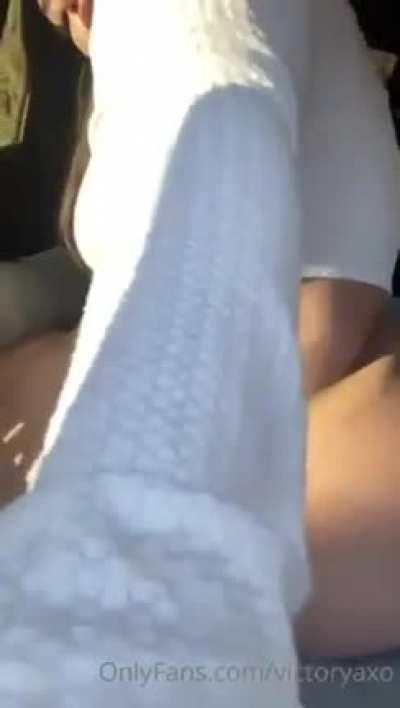 Started in the front seat