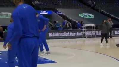Luka and Boban dancing the Serbian “Užičko Kolo” dance