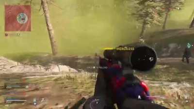 130 meter Helicopter snipe for the win