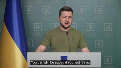 President Zelensky's latest address 09/03/22 with English subtitles. Duration 8m15