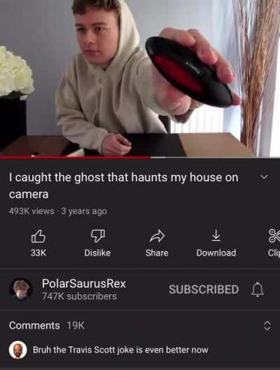 He’s a time traveler