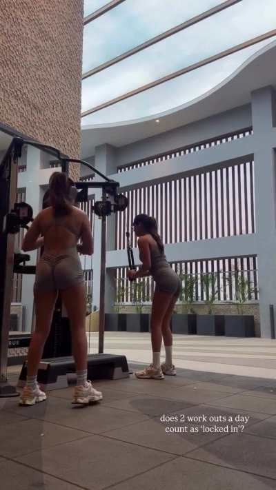 Hint of Baddie at Gym